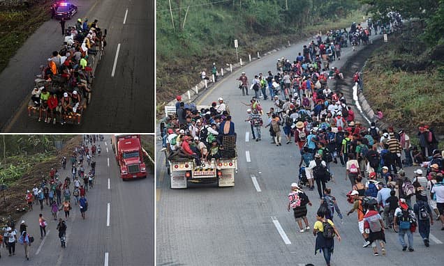 Karvanin me emigrantë nuk e ndal as kërcënimi i Trump, 14 mijë persona nisen në rrugën e tyre drejt SHBA