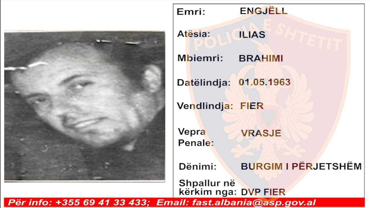 50 personat më të kërkuar në Shqipëri/ Policia publikon emrin dhe foton e të dënuarit me burg përjetë