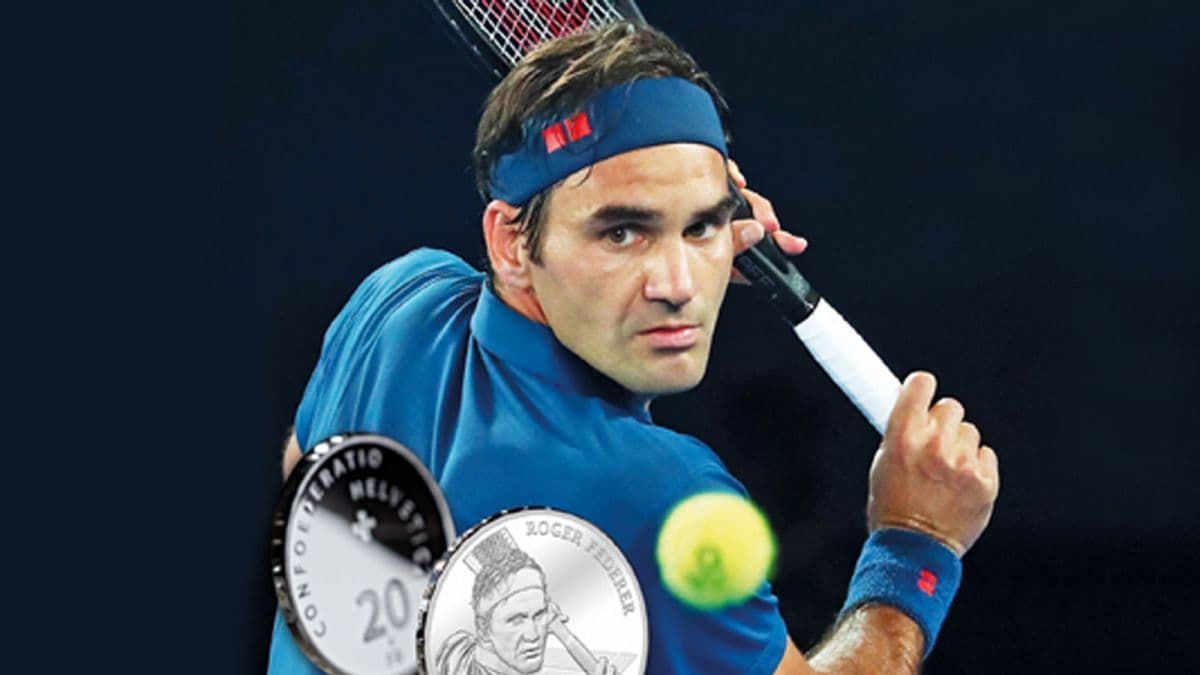 Federer stampohet në monedha (VIDEO)