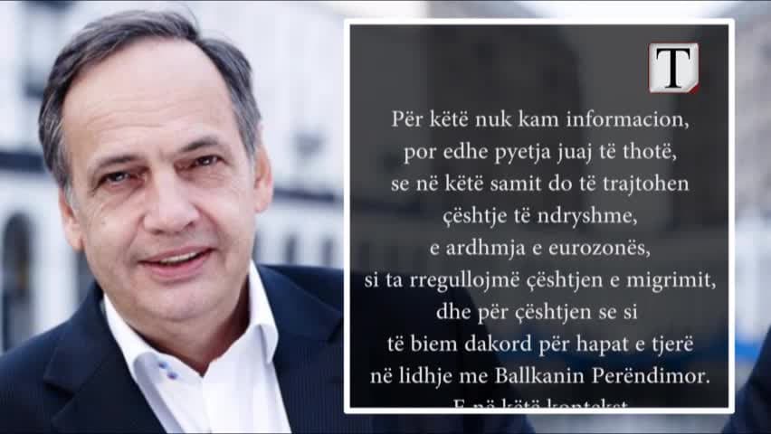 Raportuesi Fleckenshtein: Kam mesazhe pozitive nga Merkel (VIDEO) 