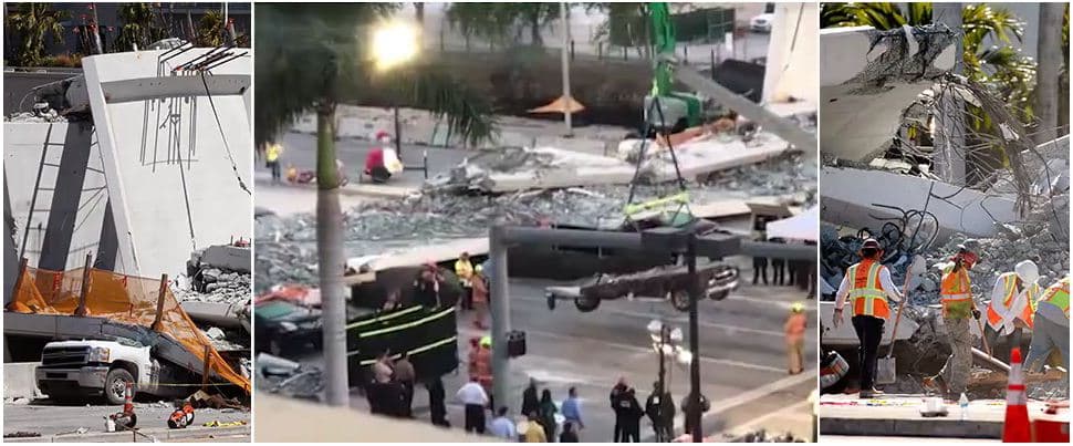 Zyrtarët e Floridas ishin takuar me inxhinierët për sigurin e urës vetëm pak orë se ajo të shëmbej (VIDEO) 