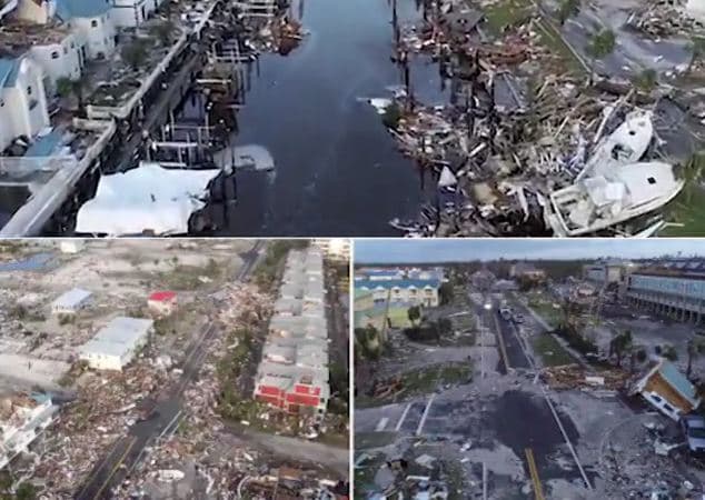 "Michael" i merr jetën 12 personave, rrafshon qytetin bregdetar si të kishte shpërthyer një bombë (VIDEO) 