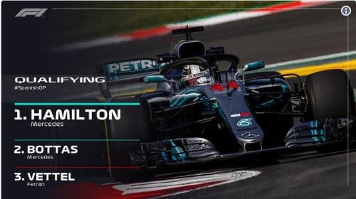 Hamilton fiton “pole position” në Barcelonë, Bottas e Vettel pas tij