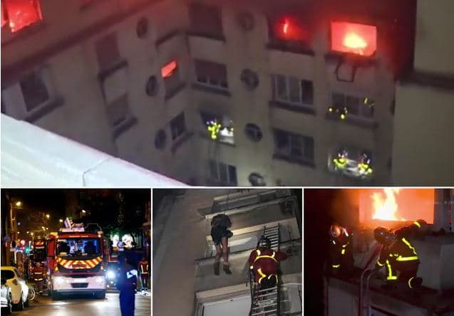 Thellohet bilanci tragjik nga zjarri në Paris, 10 viktima dhe disa të lënduar (VIDEO)