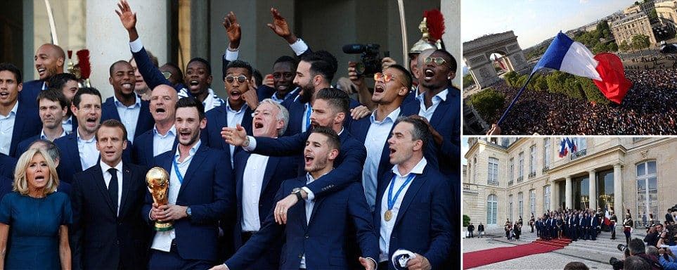 Festë në Paris, 500 mijë tifozë mirëpresin Kampionët e Botës