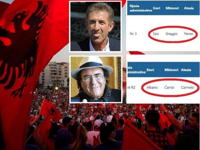 Al Bano dhe Ezio Greggio, dy italianët e famshëm me të drejtë vote në Shqipëri