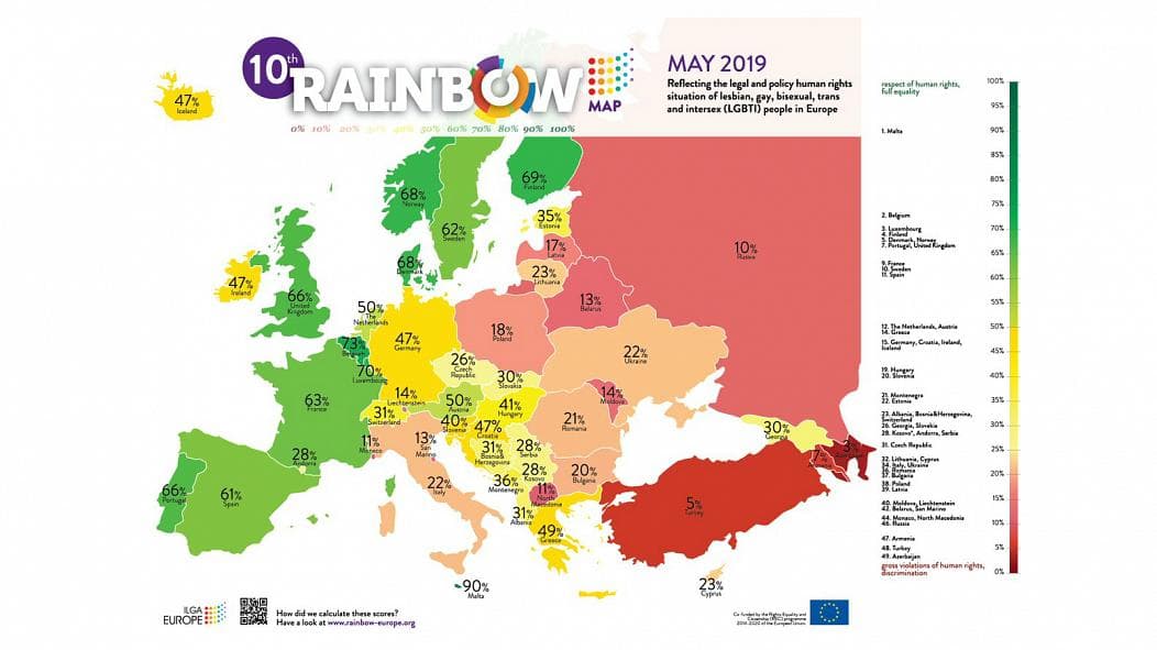 Të drejtat LGBT në Europë, regres në disa vende