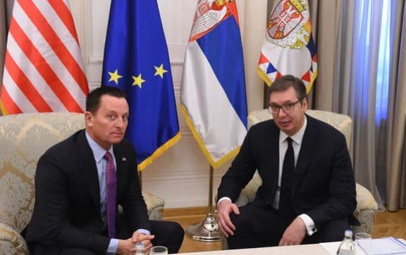 Grenell: Ndaleni fushatën kundër pavarësisë së Kosovës, Vuçiç: Kemi një qëndrim ndryshe (VIDEO)