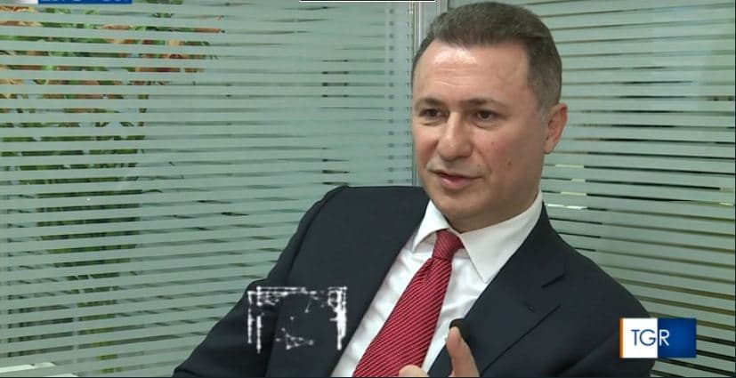 Gruevski flet për RAI-n: Nëse shkoja në burg, do të më vrisnin (VIDEO)