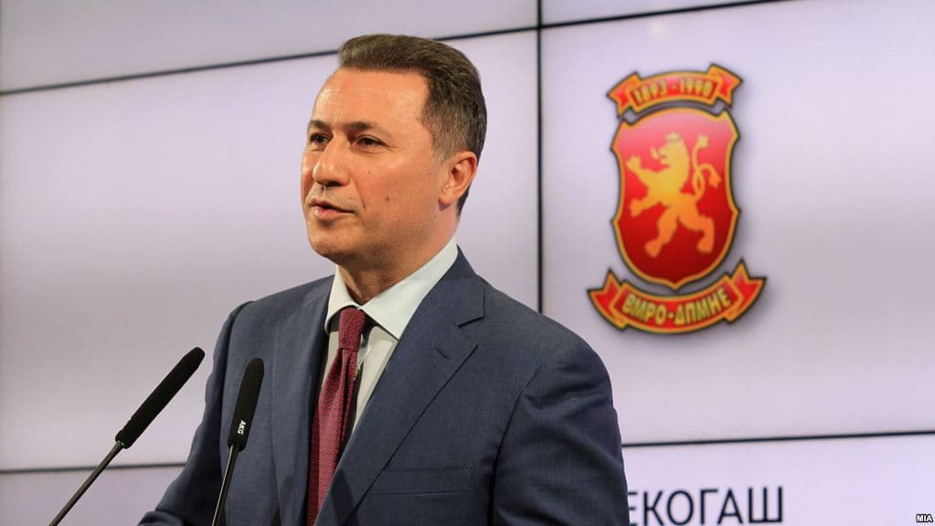 Nikolla Gruevski dorëhiqet nga drejtimi i VMRO-së