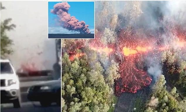 Panik në Hawaii, shpërthen vullkani, evakuohen mbi 1700 banorë, llava bllokon rrugët e ishullit (VIDEO)