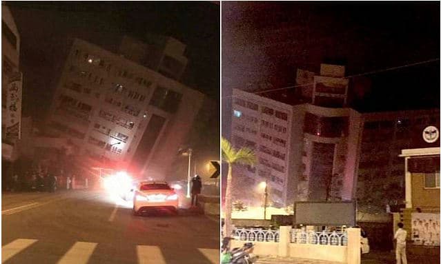 Hoteli shembet pas tërmetit 6.4 ballë që godet Tajvanin (VIDEO+FOTO)