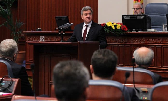 Presidenti maqedonas Ivanov kundër gjuhës shqipe: Është jo kushtetues (VIDEO)