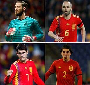 Spanja zyrtarizon listën e lojtarëve për Botërorin e Rusisë, mbeten jashtë Morata, Suso dhe Callejon