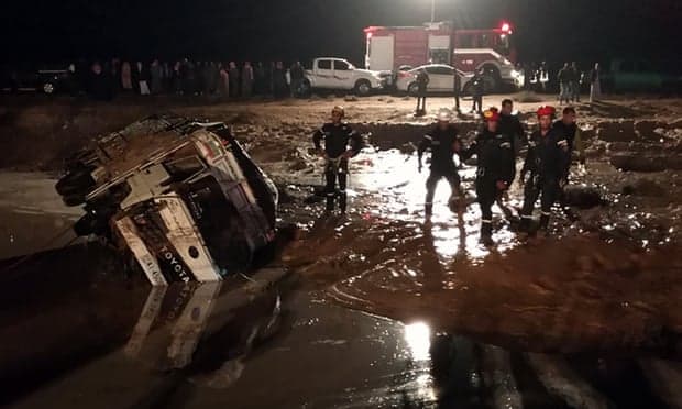 Jordani, 11 persona humbin jetën nga përmbytjet