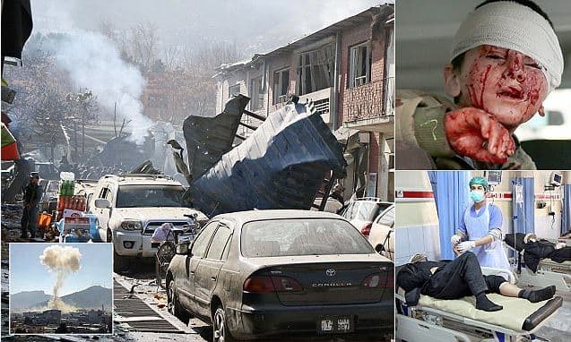 Bilanc lufte në Kabul, 95 të vdekur e 158 të plagosur nga sulmi me eksploziv (VIDEO)