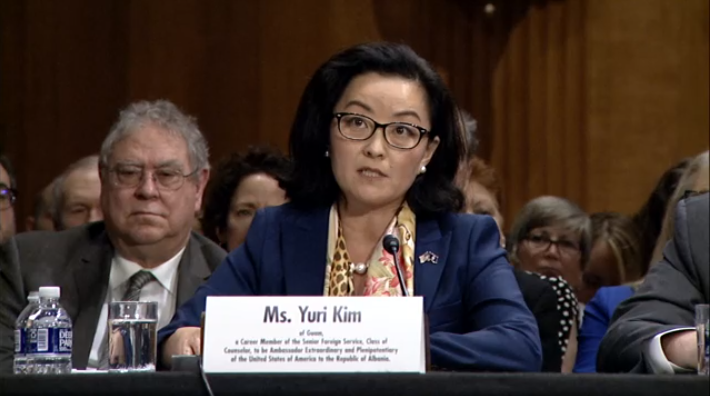 Komisioni i Jashtëm i Senatit, dritë jeshile Yuri Kim si ambasadore në Shqipëri