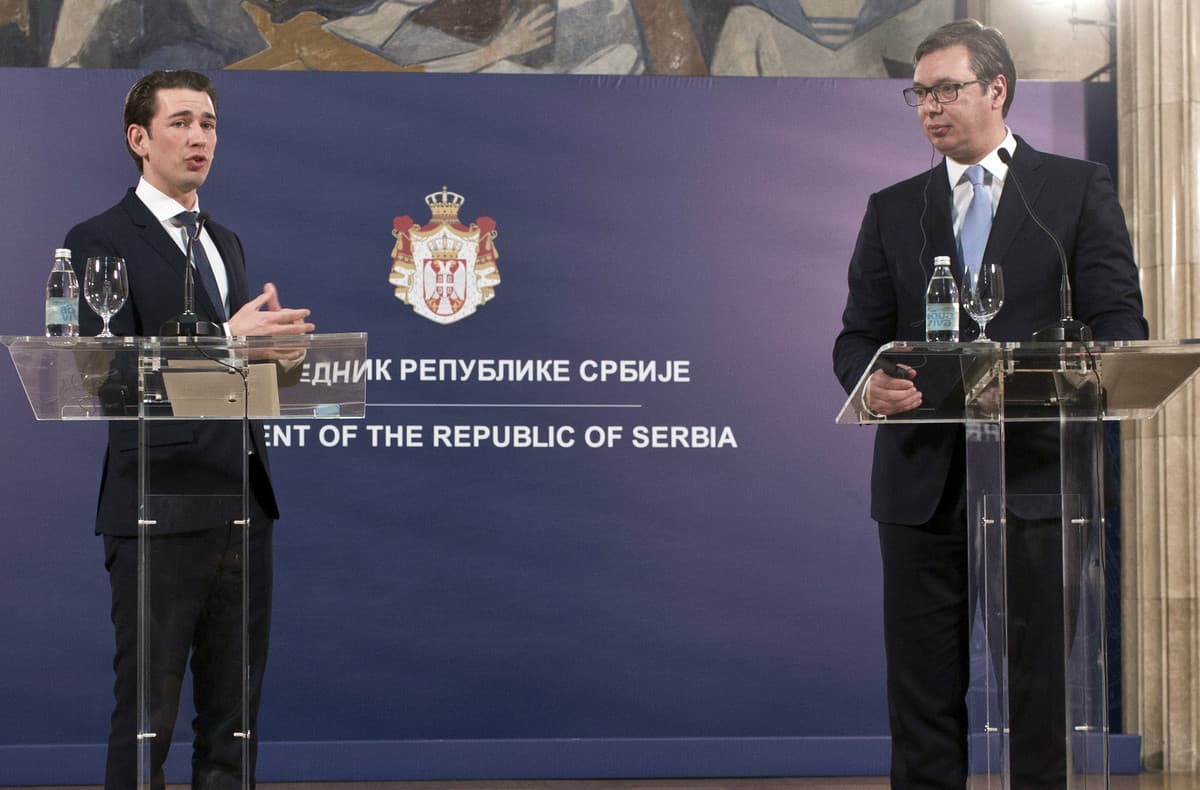 Kurz takon Vuçiç në Beograd: Pa një marrëveshje me Kosovën, nuk ka BE