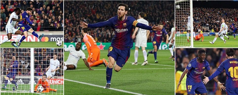 Champions League/ Messi nuk njeh limite, mposht Chelsea dhe dërgon Barcelonën në çerekfinale (VIDEO)