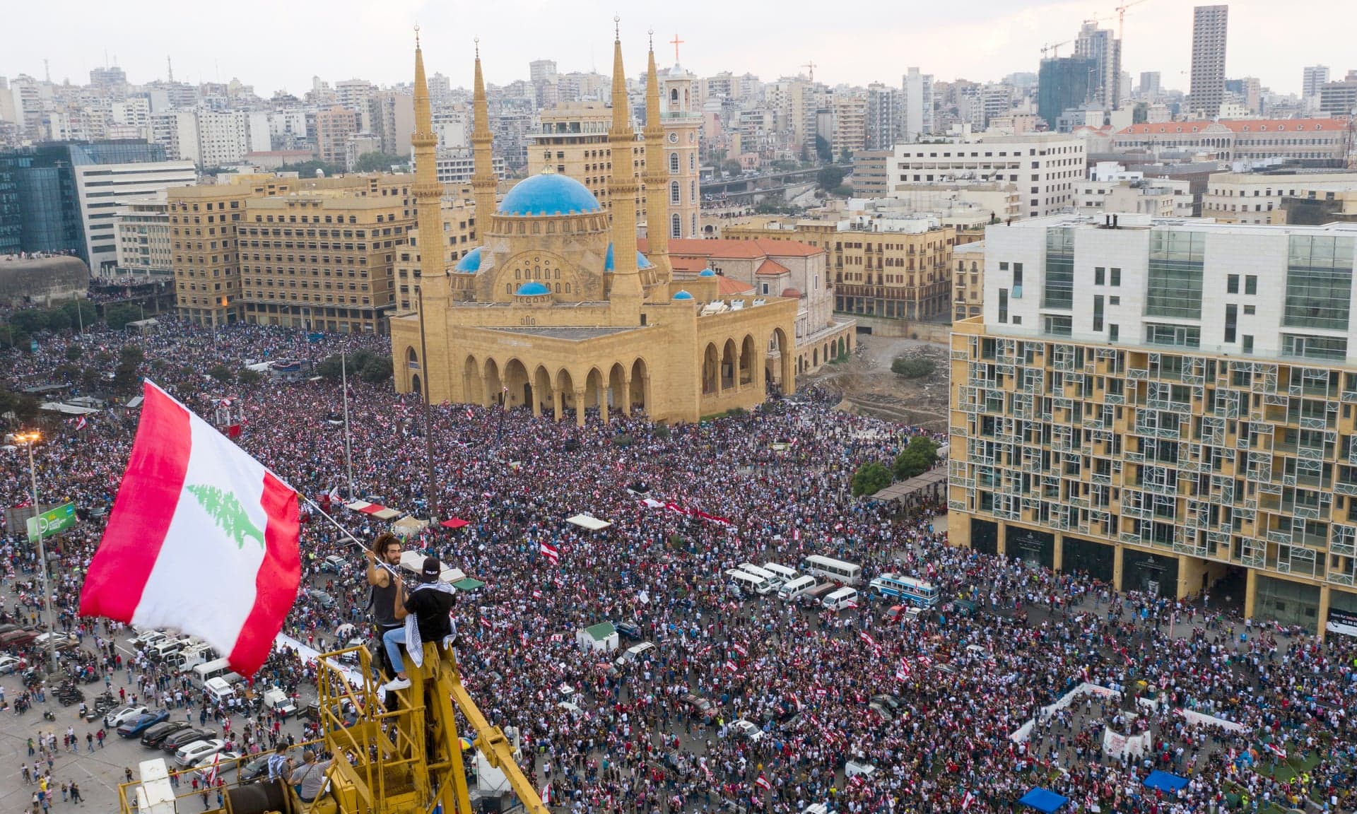  Protesta masive në Liban kundër korrupsionit dhe varfërisë