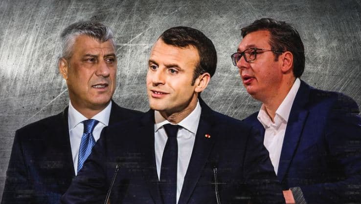 Mediat serbe: Macron i fton urgjentisht Vuçiç dhe Thaçin në takim (VIDEO)