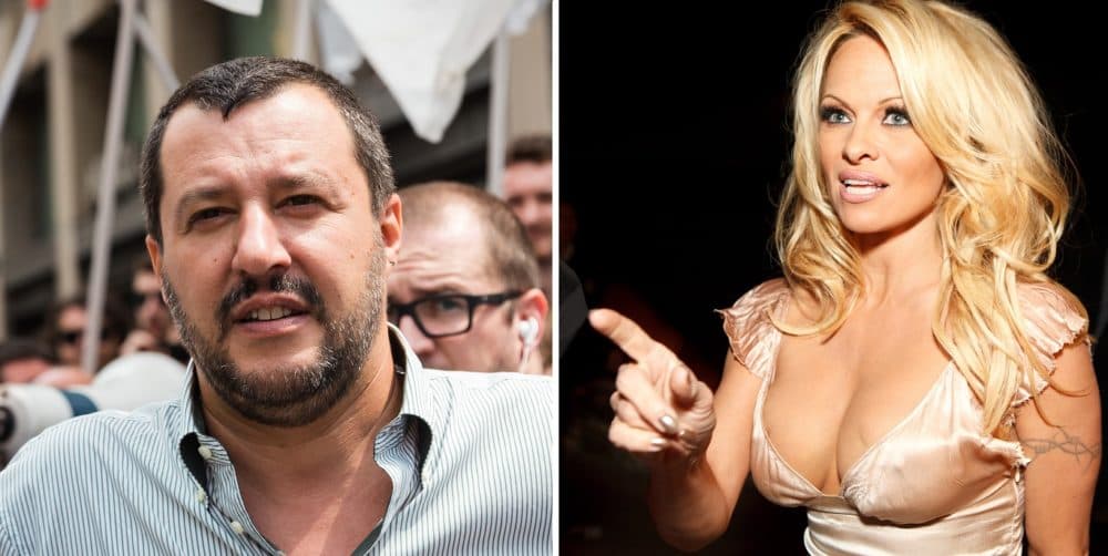 Debati që askush s’e priste/ Pamela Anderson vs. Matteo Salvini