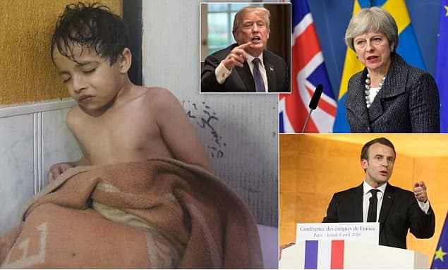 Sulmi kimik në Siri, Trump anulon udhëtimin në Amerikën Latine. Theresa May: Bota duhet të përgjigjet për sulmin 