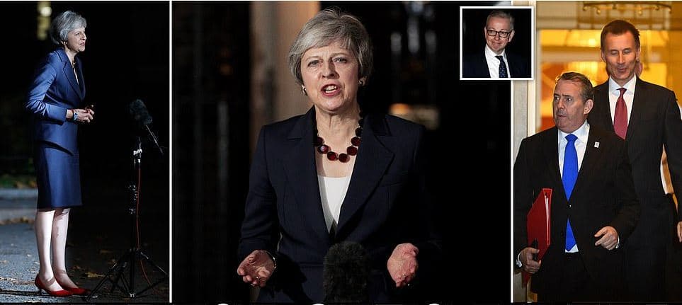 May siguron mbështetjen e kabinetit për marrëveshjen Brexit 