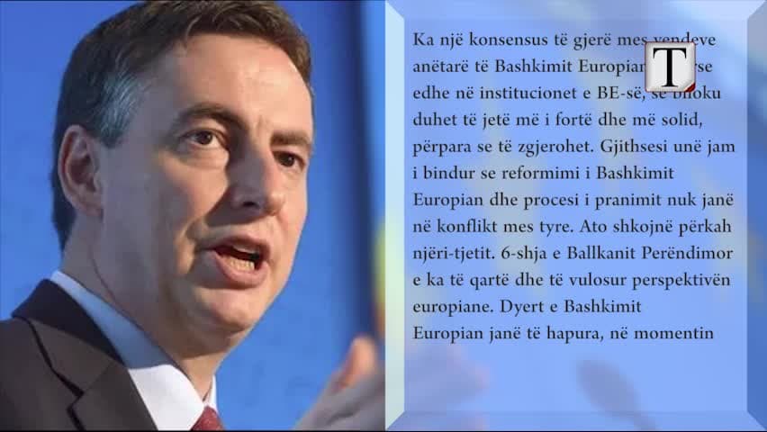 Mcallister: Reformimi i BE-së nuk cënon anëtarësimin e Ballkanit (VIDEO)