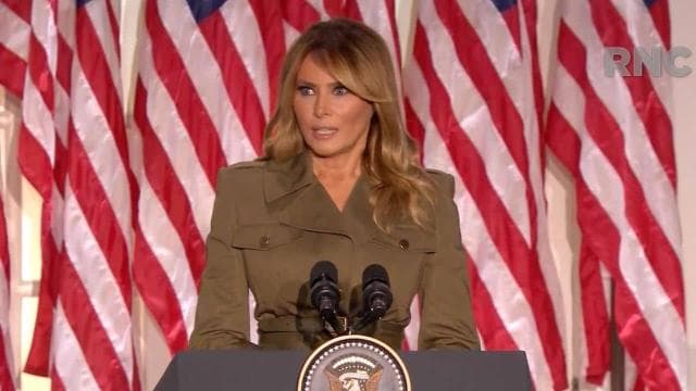 Konventa republikane, fjalimi i Melania Trump: Boll me dhunë. Voto Trump, ai do të të ndihmojë 