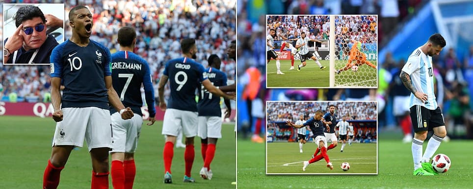 "Adios Messi", Franca kalon në çerekfinale pasi eleminoi Argjentinën (VIDEO)