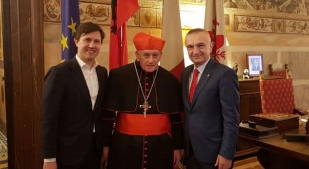 Meta vizitë zyrtare në Firence, shoqërohet nga Kardinali Ernest Troshani