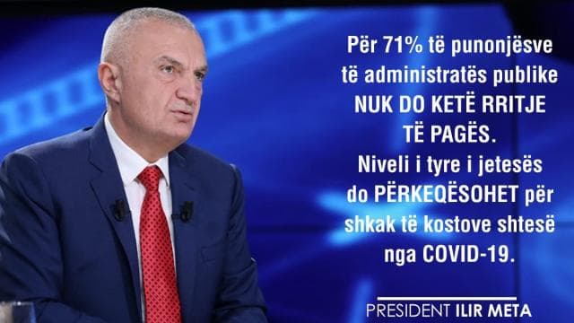 Meta: 71% e punonjësve të administratës nuk do të kenë rritje rroge