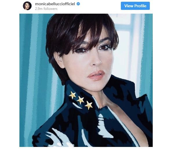Monica Belluci me një prerje mashkullore flokësh (FOTO)