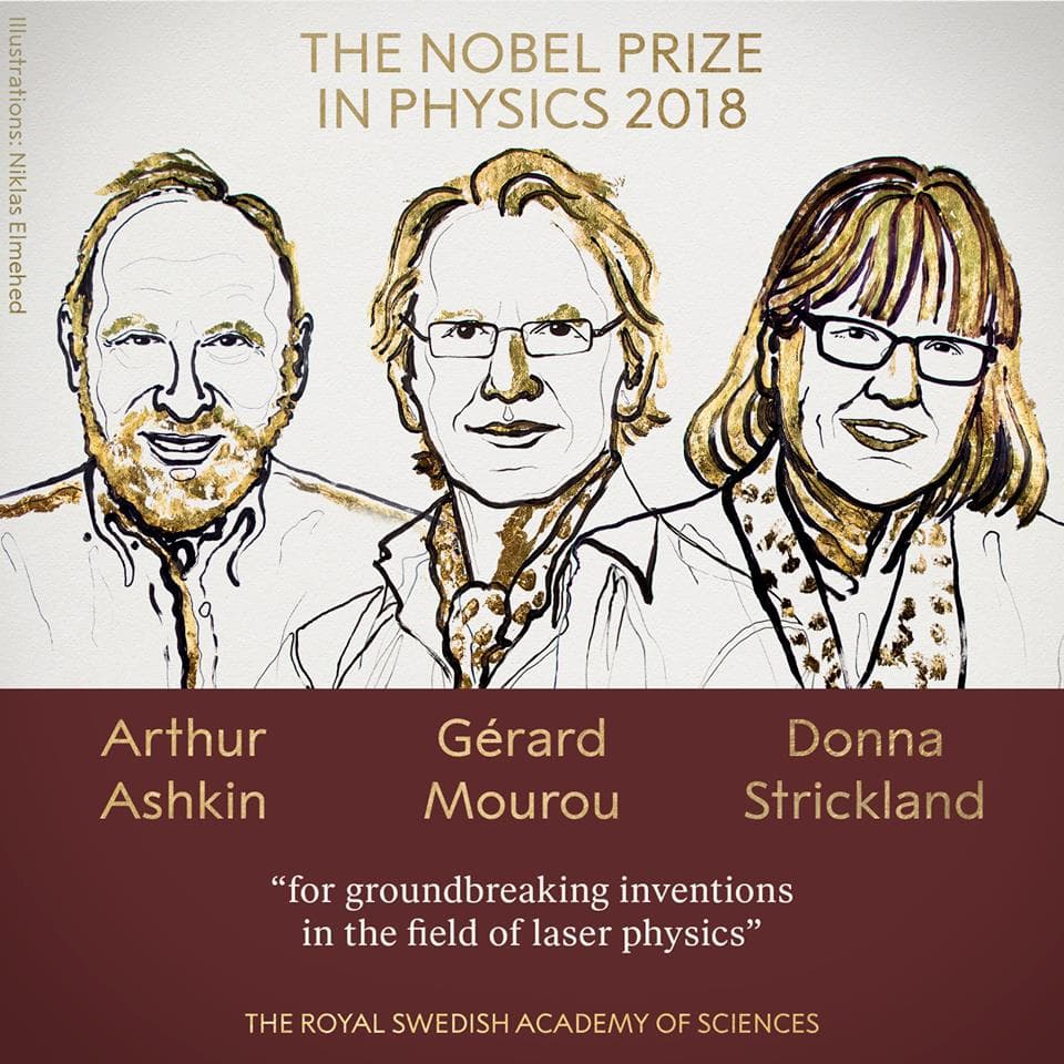 Nobeli i Fizikës ndahet më tresh, nderohen shpikësit e teknikave të reja të përdorimit të lazerit