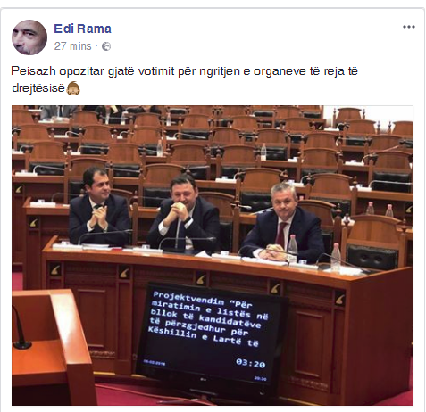 Ngritja e KLGJ dhe KLP /Rama reagon me ironi: Peisazh opozitar