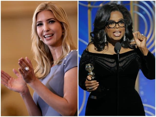 Ivanka Trump lavdëron fjalimin e Oprah Winfreyt në "Golden Globes"