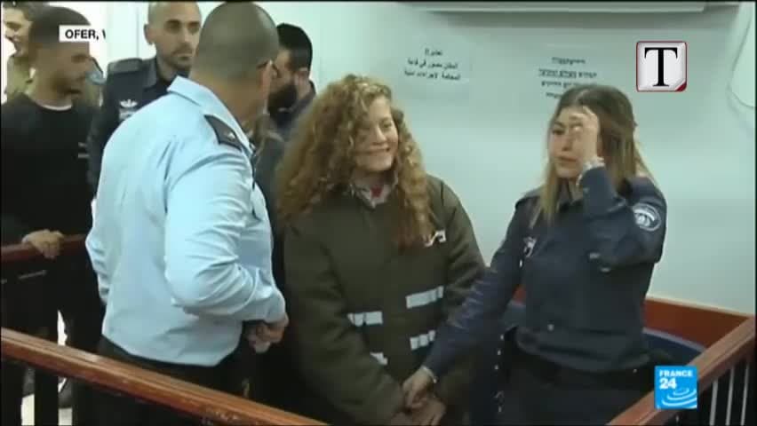 Heroina 17-vjeçare palestineze del para gjyqit (VIDEO)