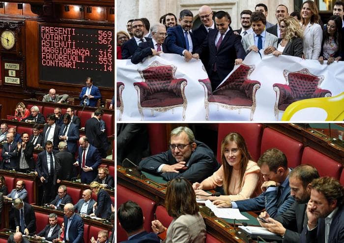 Itali, reduktimi i numrit të parlamentarëve bëhet ligj