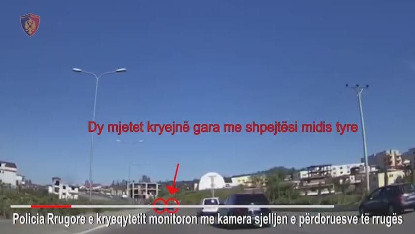Gara shpejtësie, rrugorët kapin "mat" dhjetëra shoferë (VIDEO)