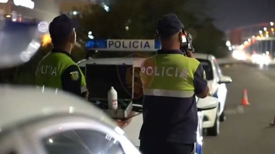 Policia rrugore arreston 10 shoferë gjatë natës