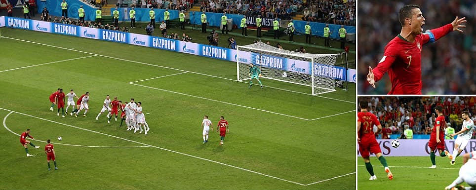 Mbyllet pa fitues super sfida e Grupit B, Ronaldo 3 - Spanjë 3 (VIDEO)