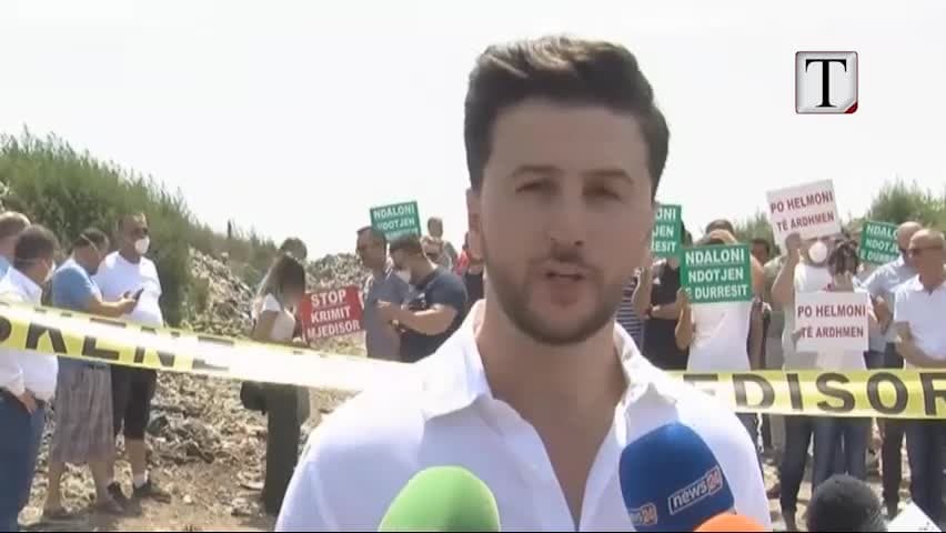 Protestë në landfillin e Porto Romanos (VIDEO)