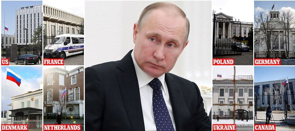 Bota kundër Putinit /Dëbimi më i madh kolektiv i spiunëve të Kremlinit. Moska zotohet për hakmarrje 
