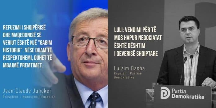 Negociatat/ Rama krahason deklaratat e Bashës me Juncker