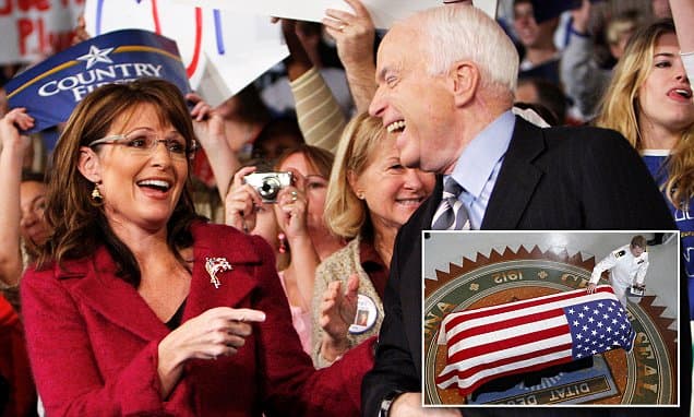Pas Trump edhe Sarah Palin është ndaluar të marrë pjesë në funeralin e John McCain