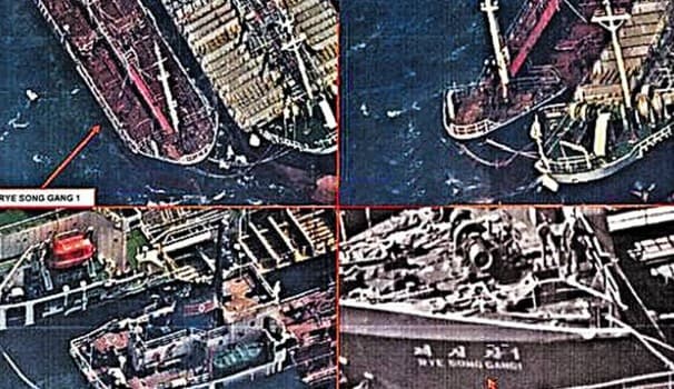 Satelitët spiun tregojnë shkëmbimet e naftës mes anijeve kineze dhe atyre Koreano Veriore 