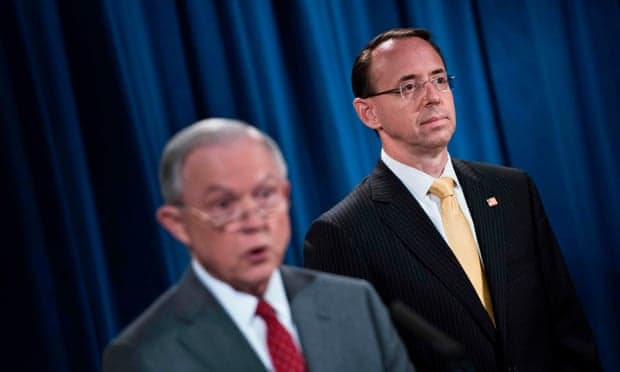 Rod Rosenstein hedh poshtë raportin e New York Times se kërkoi largimin e Trump nën amendamentin 25