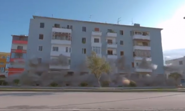 Rama poston videon: Çdo pallat i dëmtuar në strukturë do të shembet