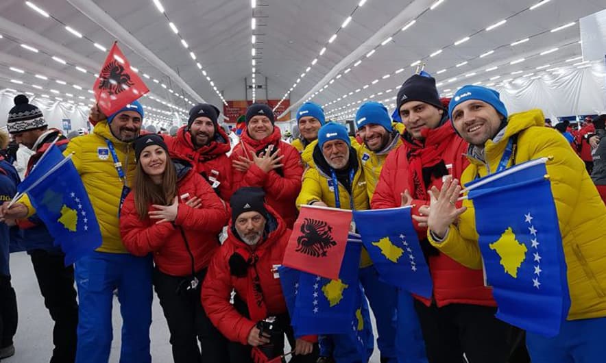 "Pyeongchang 2018" /Shqipëria dhe Kosova të ndara me ekipe, por bashkë me zemër (FOTO)